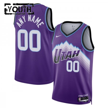 Dres Utah Jazz Prilagođeni Nike 2025-26 Icon Edition Ljubičasta Swingman - Dječji